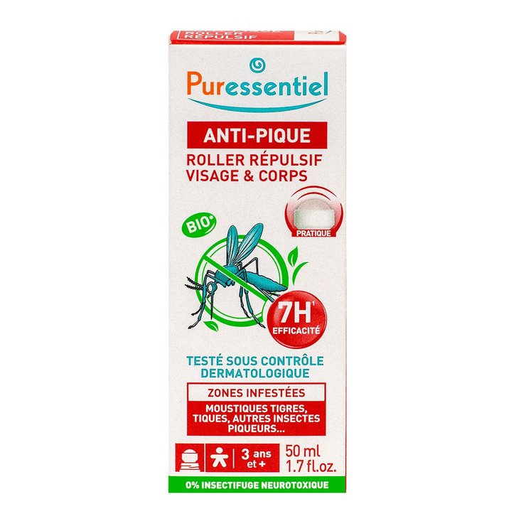 Roller répulsif visage et corps anti-pique 50ml