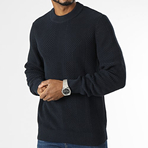 Pull Carl Bleu Marine