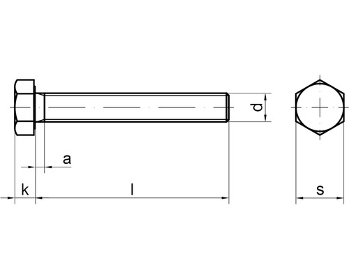 Zeskantschroef zonder schacht Reyher DIN 933 M10x60 mm verzinkt 50 stuks