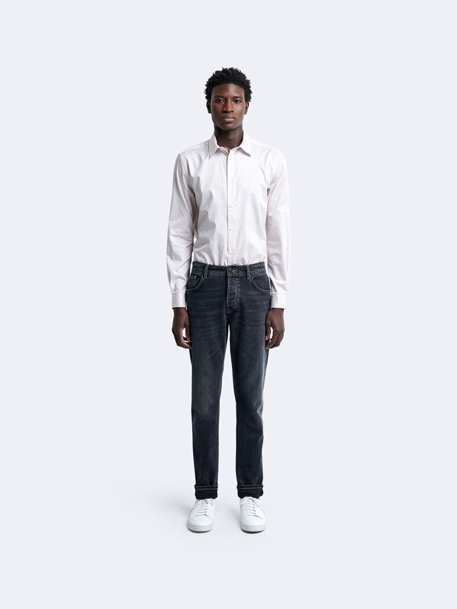 Chemise slim fleurie