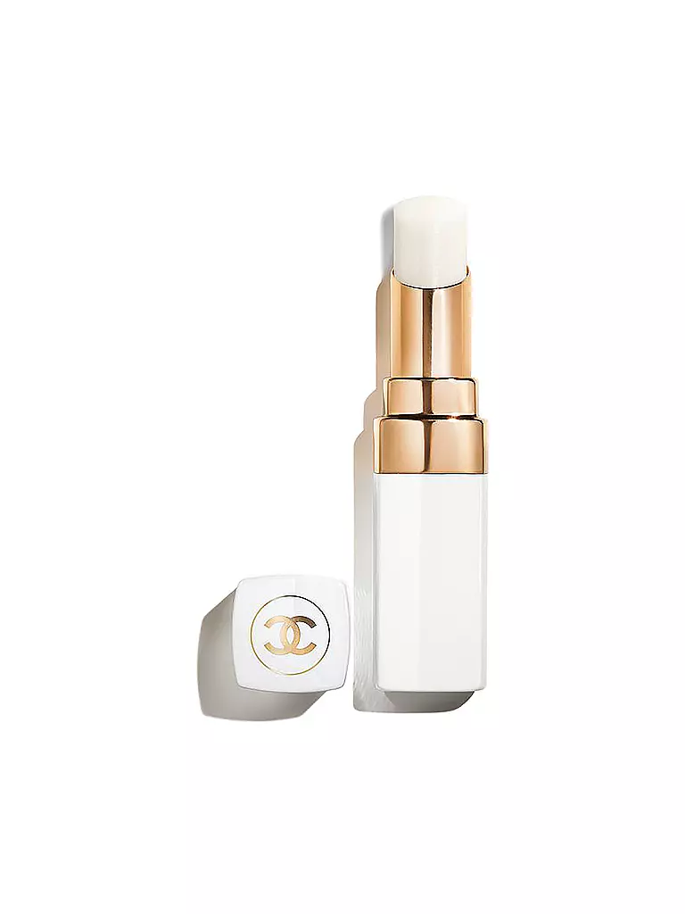 CHANEL  DER GETÖNTE UND FEUCHTIGKEITSSPENDENDE BALSAM, DESSEN FARBINTENSITÄT SICH GANZ INDIVIDUELL ANPASSEN LÄSST, SORGT TAG FÜR TAG FÜR WUNDERSCHÖNE LIPPEN 3G weiss
