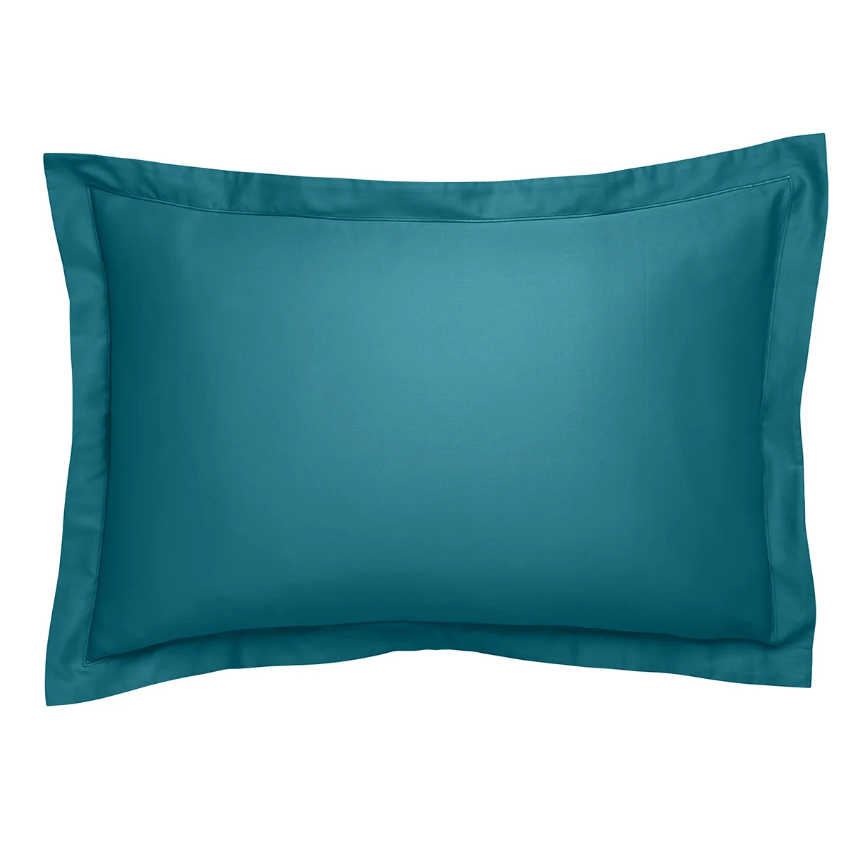 Taie d'oreiller Partition Satin de coton Coloris Canard