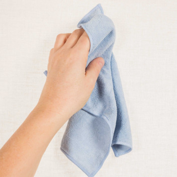 Microfiberdoek blauw DSL