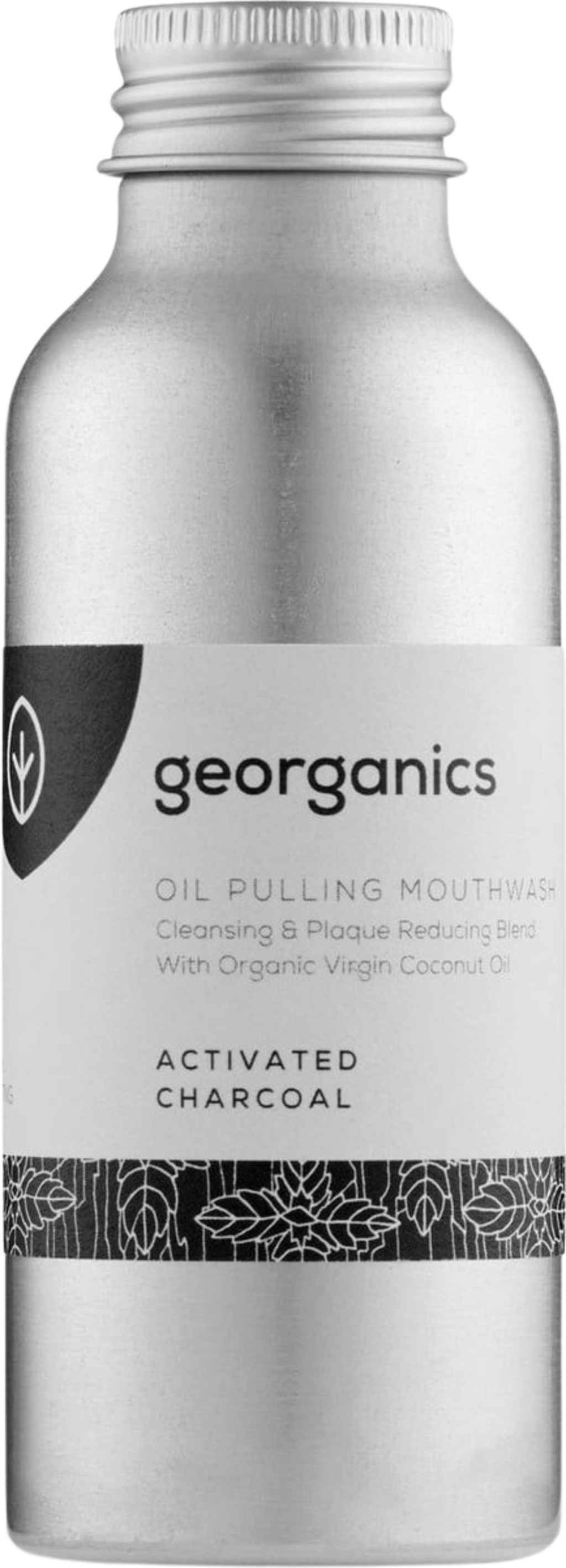 georganics  Oilpulling Mouthwash Activated Charcoal, 100 ml