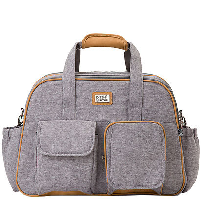 Bizzi Growin Wickeltasche/Reisebett - POD - Windsor Grey