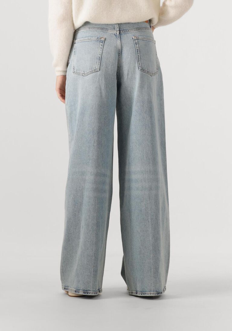 lichtblauwe 7 for all mankind straight leg jeans marie wide leg ode to