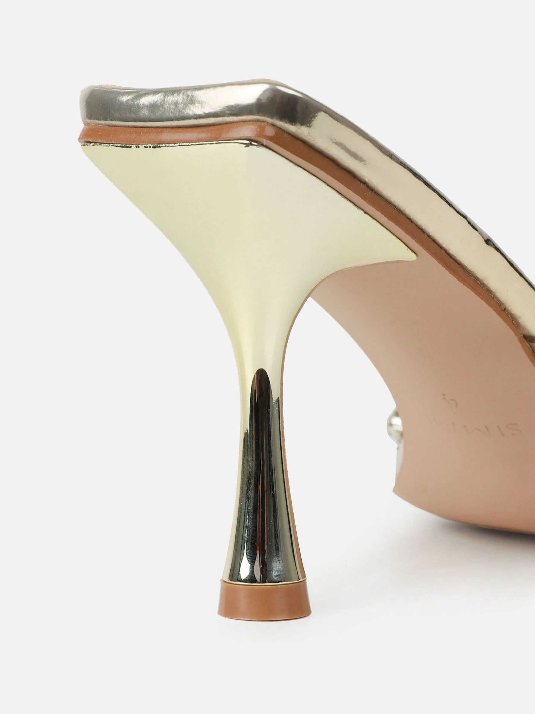 Goud - Simmi London Blushing Diamante Mid Heel Mules