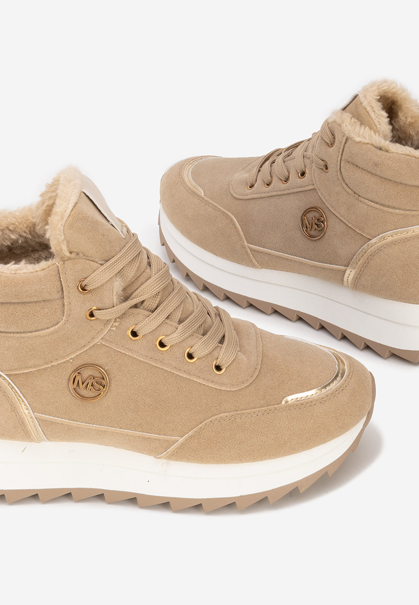 Baskets d'hiver pour femmes kaki Noira