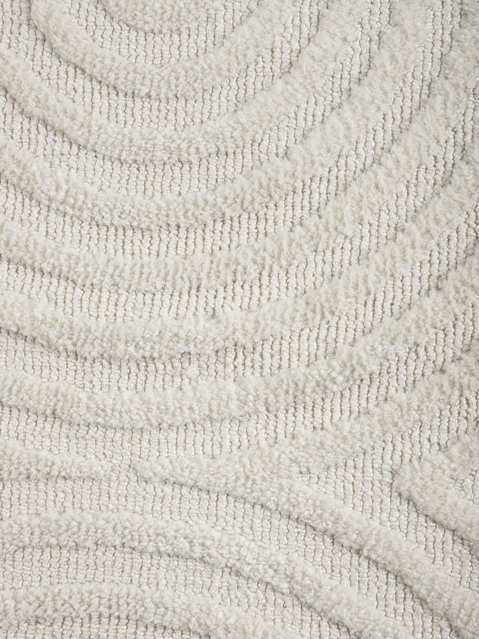 carpetfine Teppich »Holly Zen 1« rund 12 mm Höhe Hoch-Tief-Effekt, geometrisch, Zeitloses Design, dekoratives Highlight