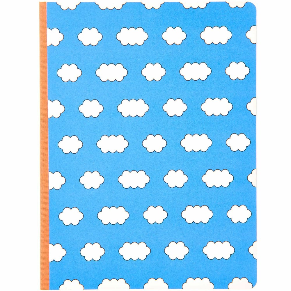 Carnet nuages 128 pages - 14,5 x 19 cm