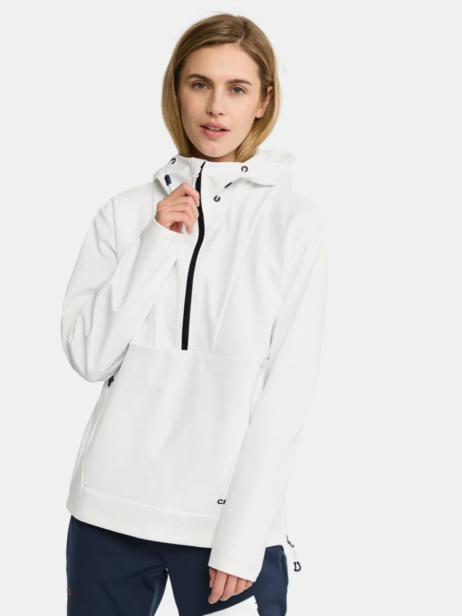 Craft Nor Adv Backcountry Anorak W White/Blaze