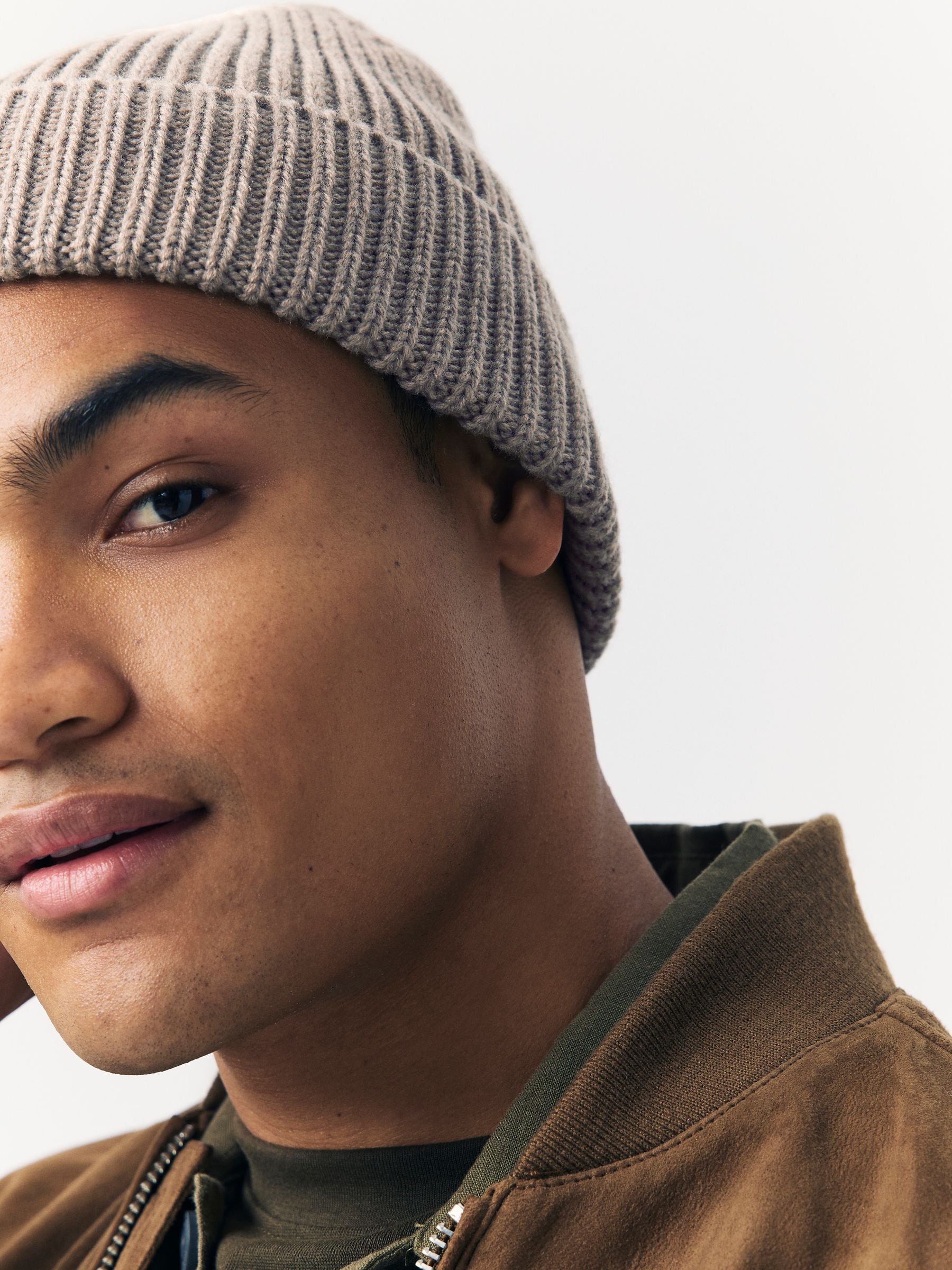 Naturel bruin - Beanie-muts