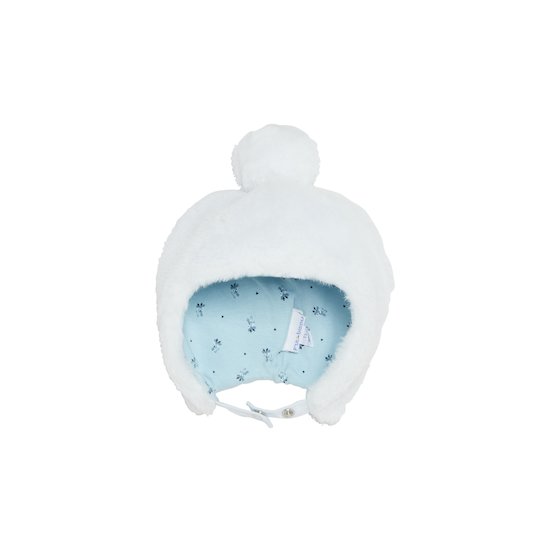 Petit Cocon Mignon Chapka   Bleu Air        de               P'tit bisou