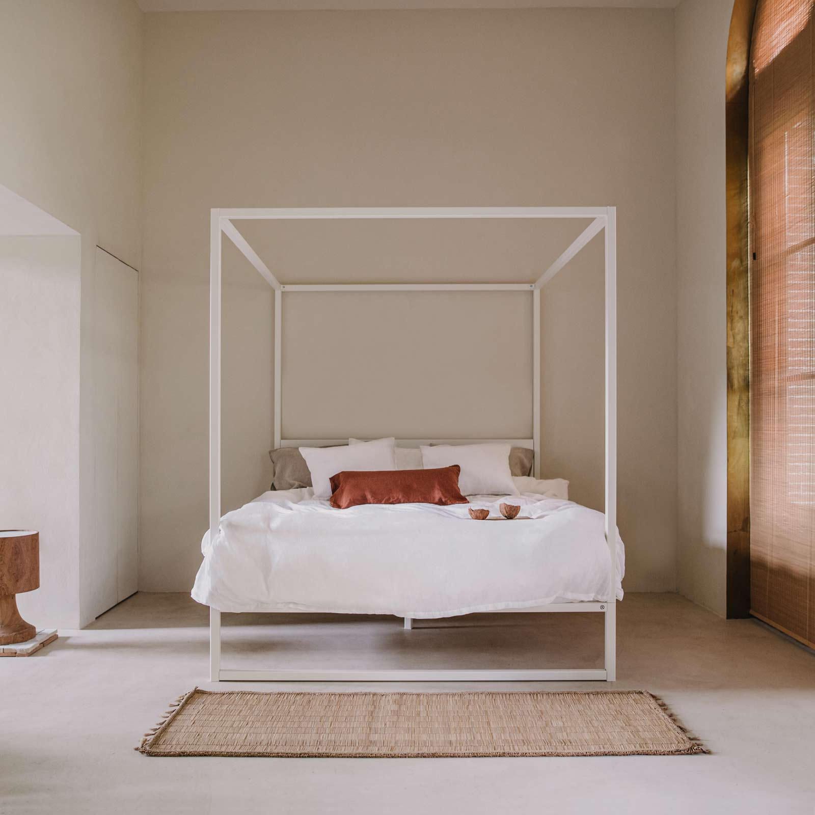 Hoofdbord voor bedframe °01 140 cm | Wit