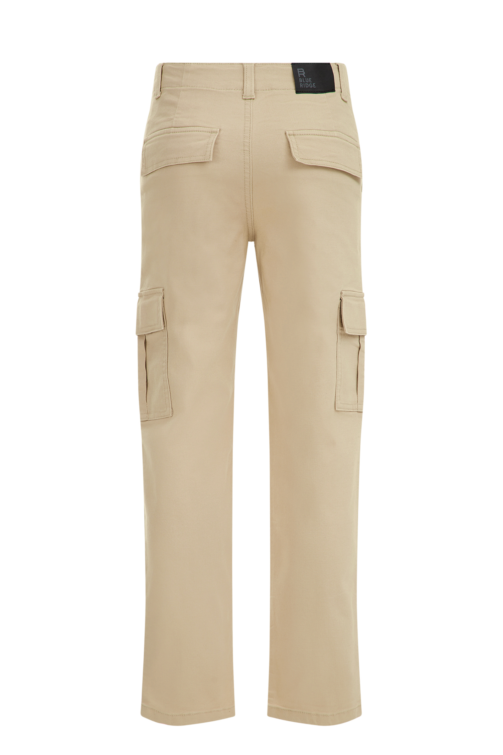 Jongens straight fit cargobroek Blue Ridge Beige