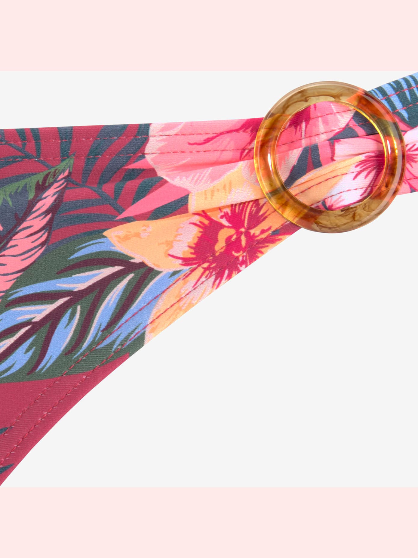 Bas de maillot de bain imprimé tropical
