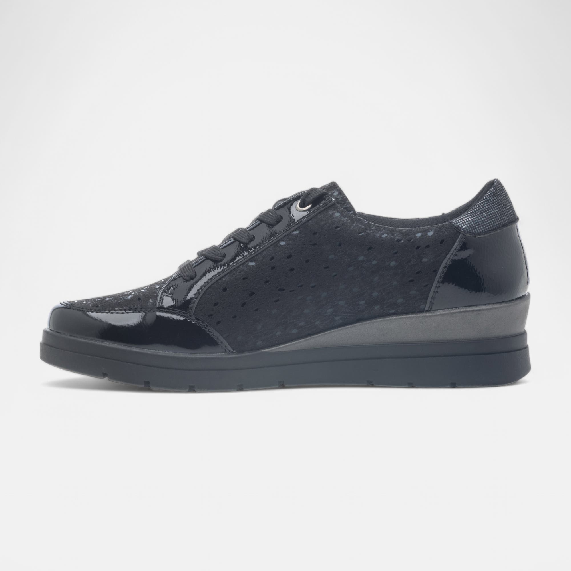 Derbies pieds sensibles Femme noir