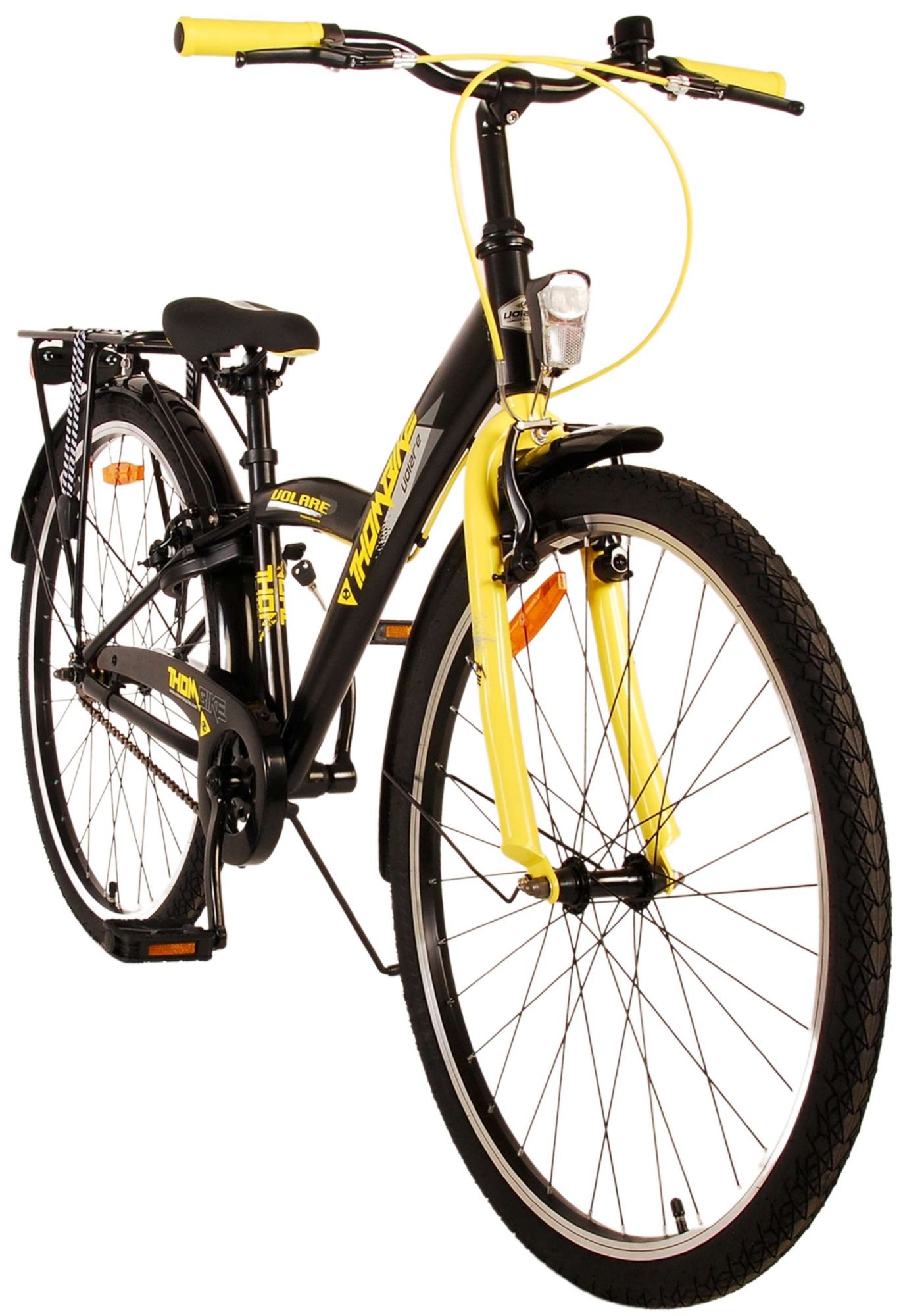 Kinderfahrrad Thombike für Jungen 26 Zoll Kinderrad in Schwarz-Gelb
