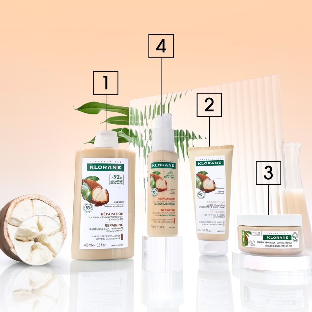 KLORANE  Cica-Sérum Cupuaçu - Reparador e Restaurador com Ácido Hialurónico - 100ml