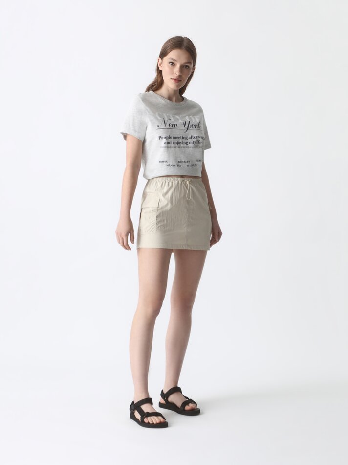 Pacote com 2 camisetas estampadas - Coral Forte