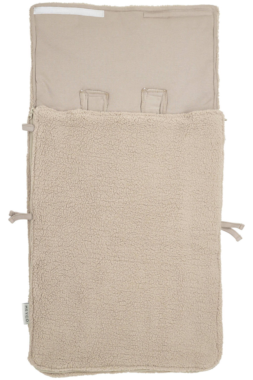 teddy voetenzak beige