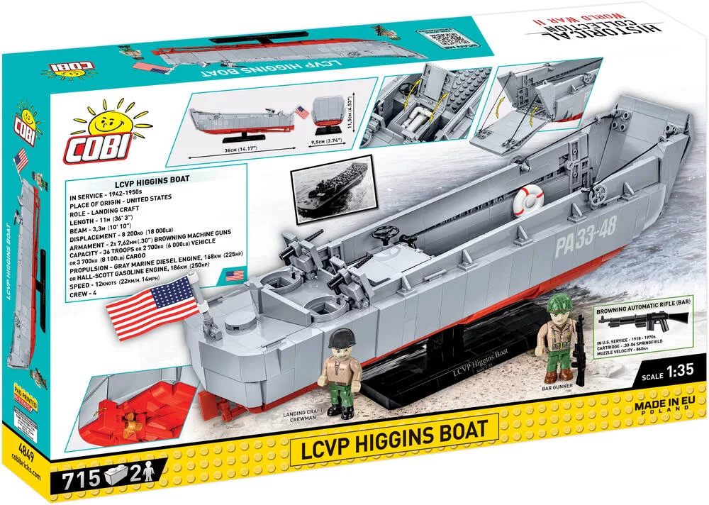 ENGIN DE DEBARQUEMENT LCVP HIGGINS BOAT 1:35
