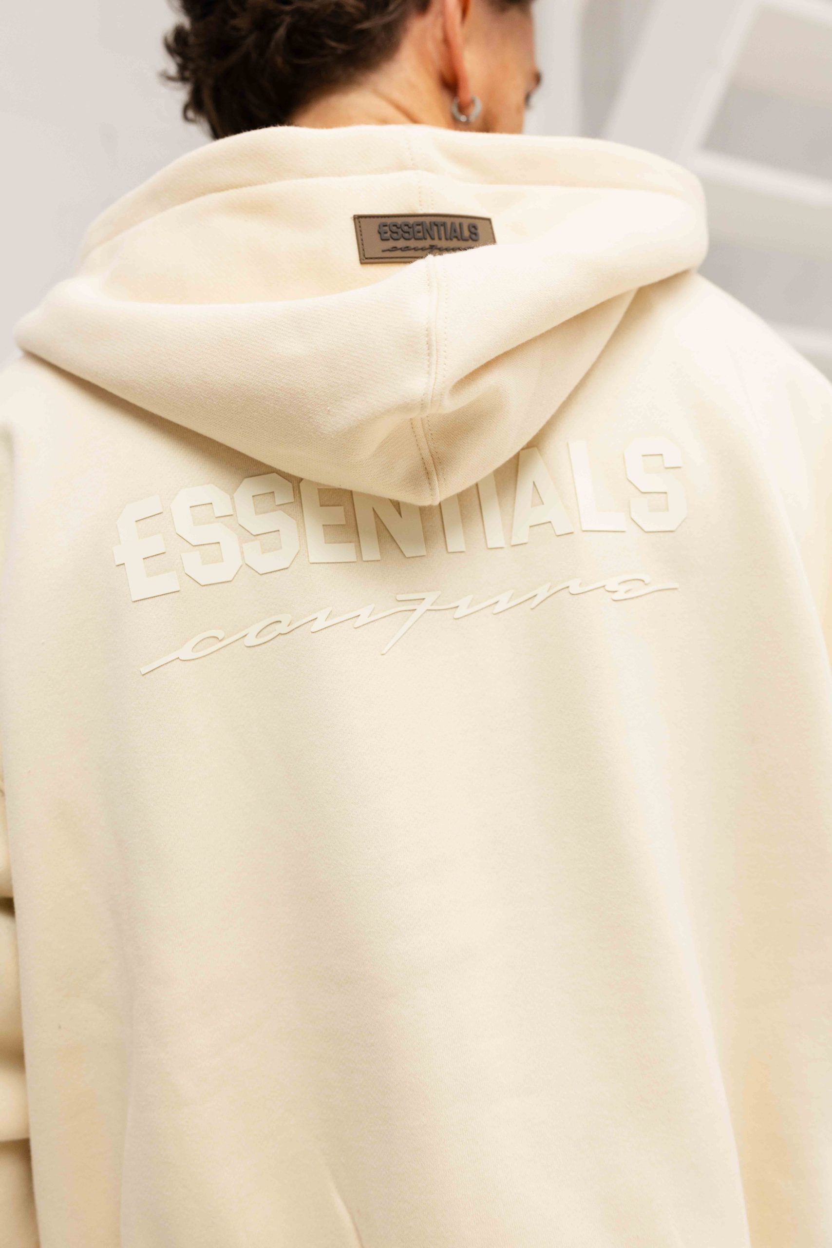 Cou7ure Essentials Basic Zipper Trainingspak Heren Beige