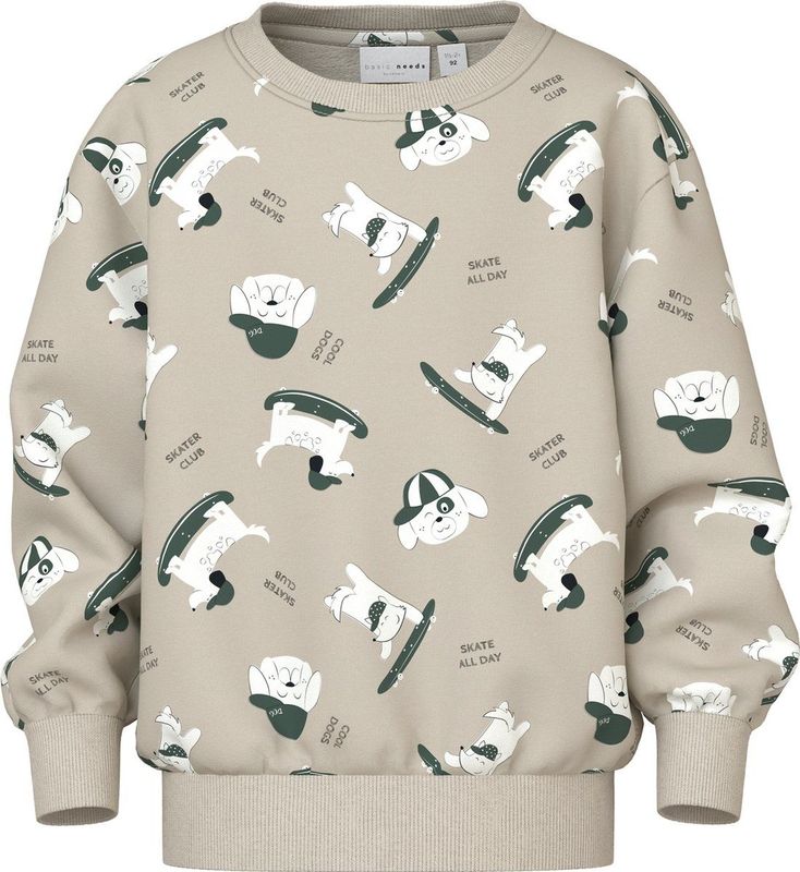 NAME IT MINI - Sweater - 100% Katoen - Lange Mouwen - Ronde Hals