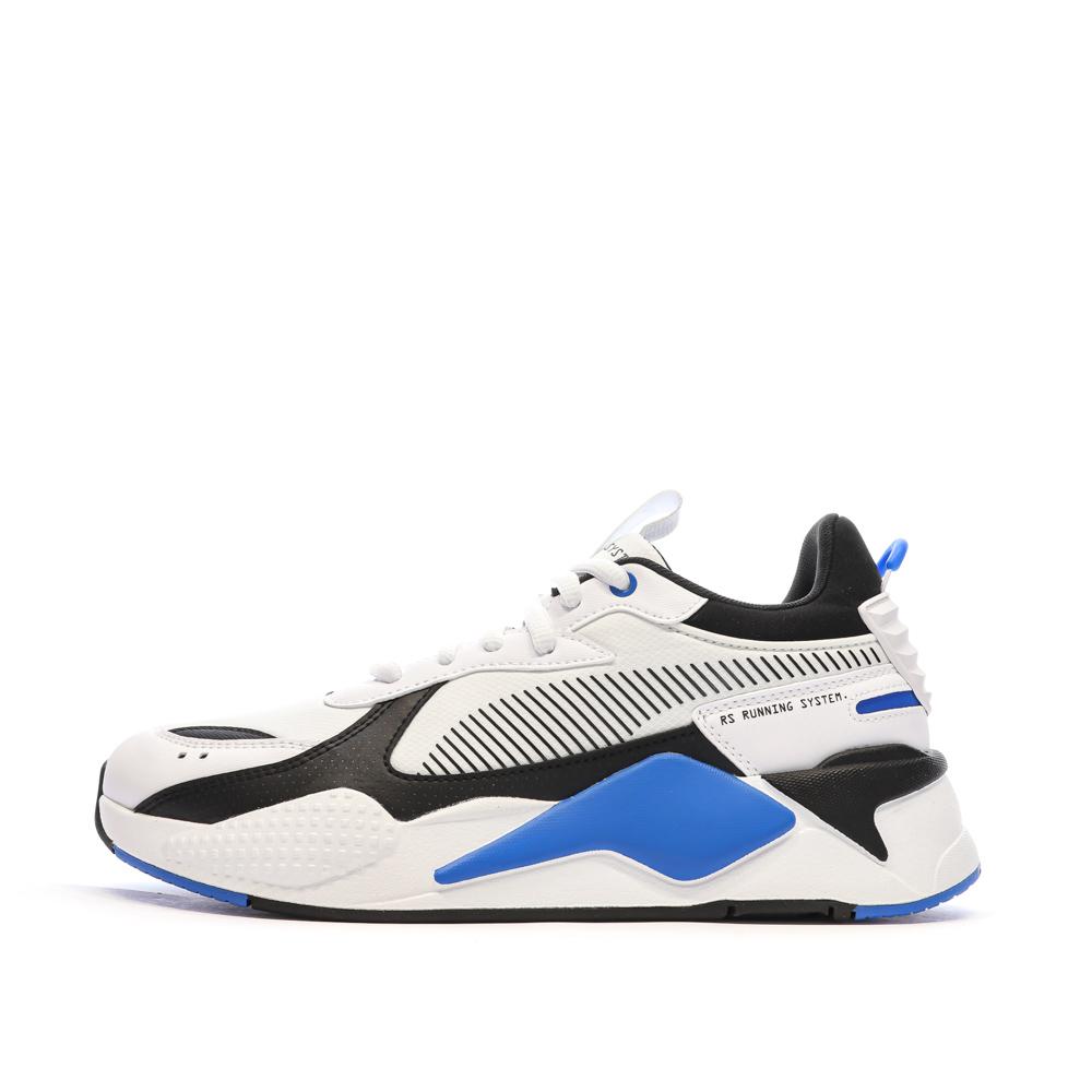 Puma Baskets Blanches/Noires/Bleu Homme Puma Rs-x Games