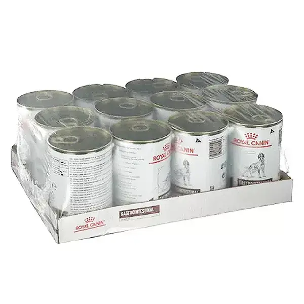Ração Veterinária Gastrointestinal para Cães Royal Canin com Baixo Teor de Gordura, 12 x 410g