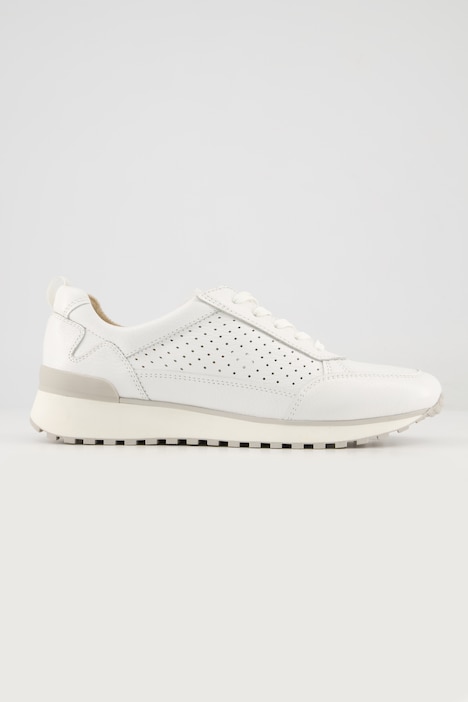 Caprice Hirschleder-Sneaker, Wechselfußbett, Weite G