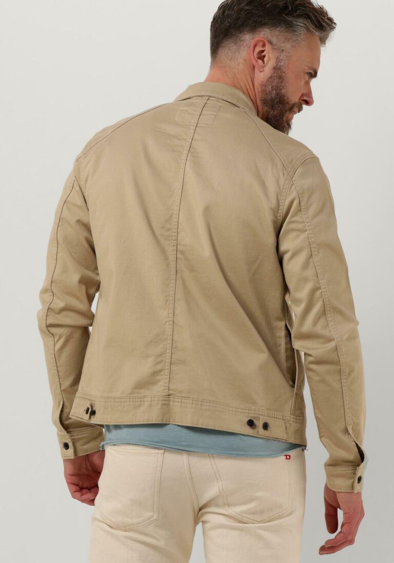 DSTREZZED zand dstrezzed jack jeans jacket twill knit