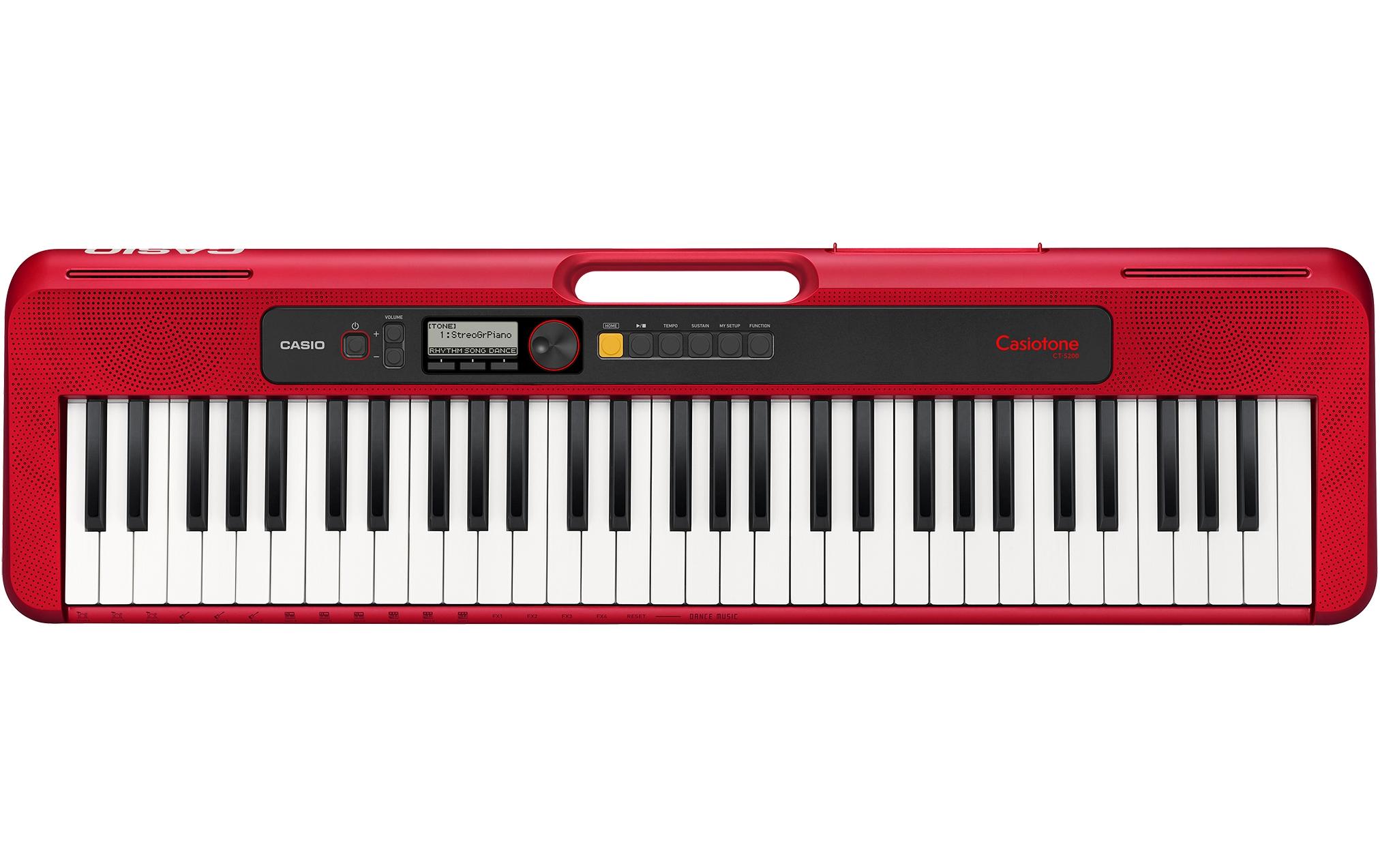 Keyboard CT-S200RD Rot<br>Portables Keyboard für den Einsatz zu Hause, im Musikstudio oder unterwegs