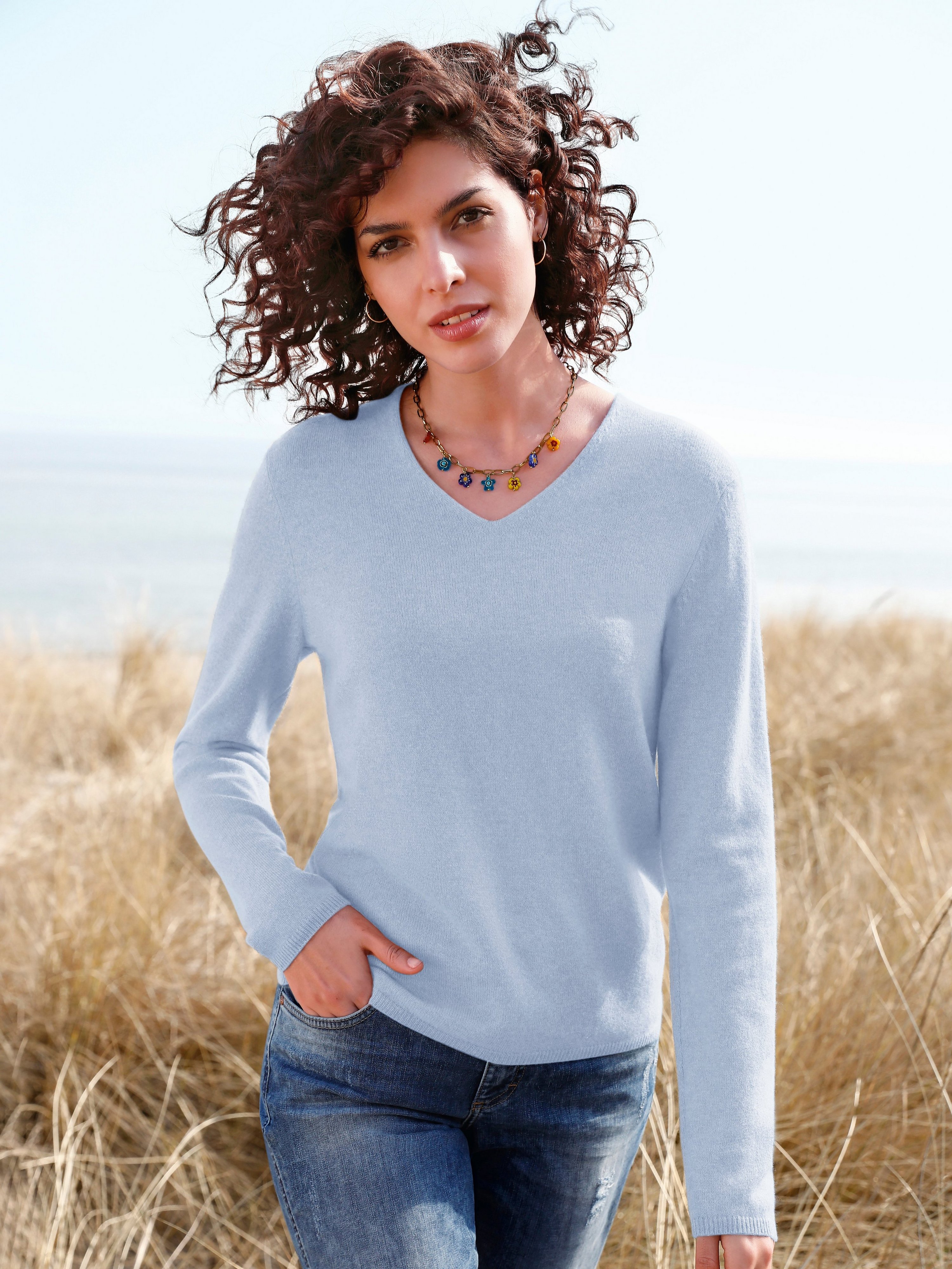 V-Pullover