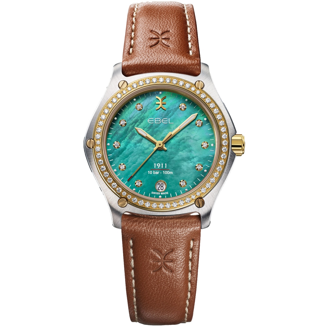 Ebel 1911 Grande Lady Diamonds Türkis / Perlmutt
