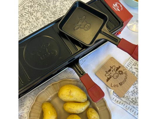 LITTLE BALANCE - Raclette Multifonction Raclette 4 personnes piment