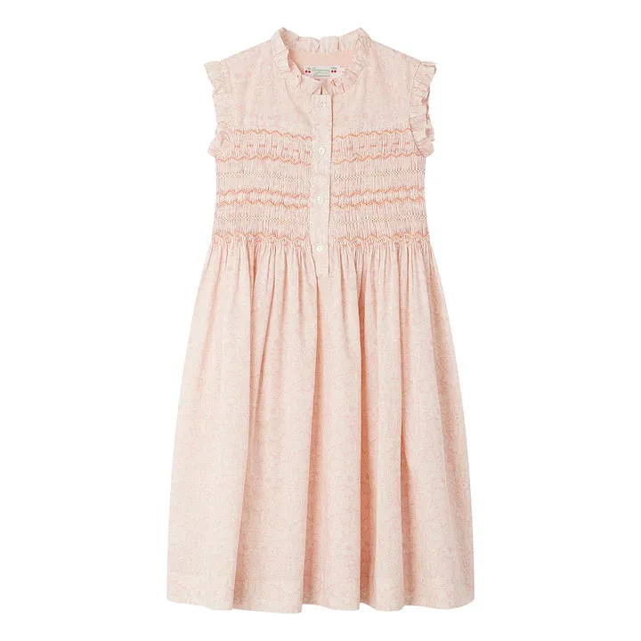 Bonpoint Robe Liberty Fabiola | Rose poudré