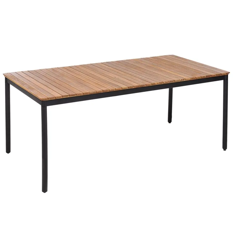 VALLESE - Tuintafel - Lichthout - 180 x 90 cm - Acaciahout