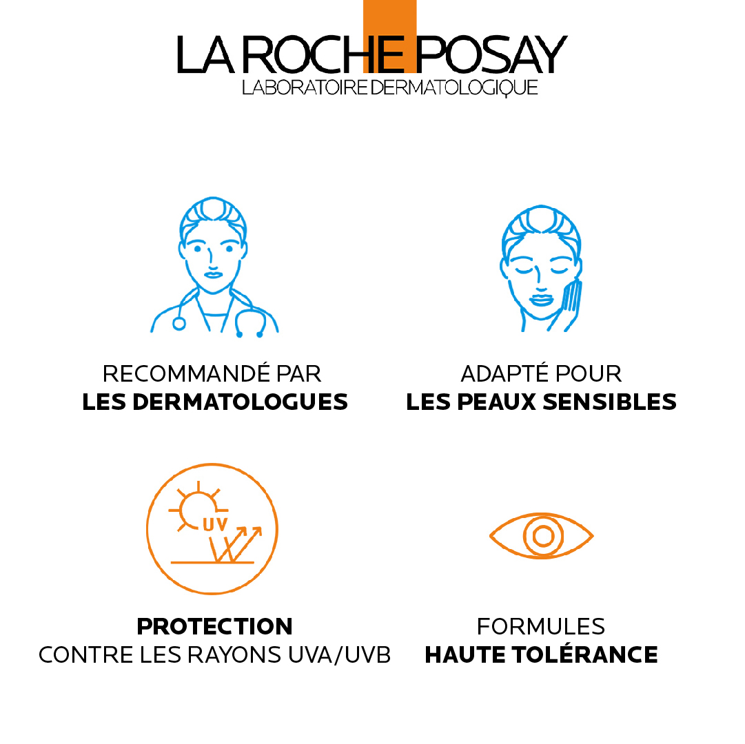 La Roche-Posay Anthelios Transparentes Fluid UV Mune<br>50 ml, Flasche, 50+