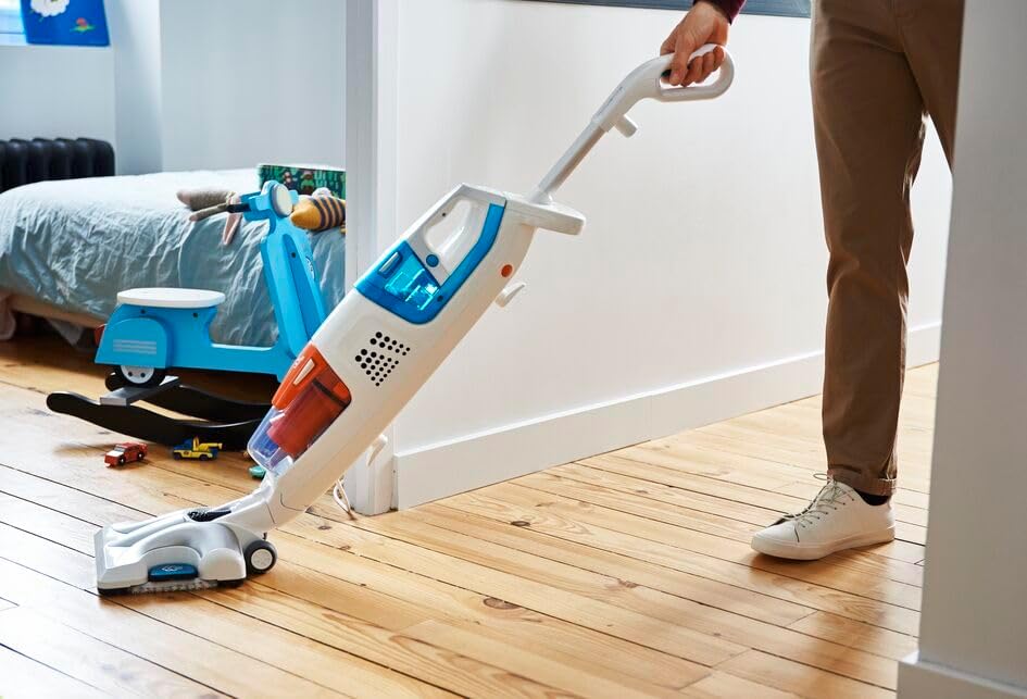 Rowenta Clean & Steam Multi Dampfstaubsauger, gleichzeitig saugen und wischen, abnehmbares Handteil mit vielen Aufsätzen, 1700 Watt, nur 30 Sekunden Aufheizzeit, Weiß, RY8544