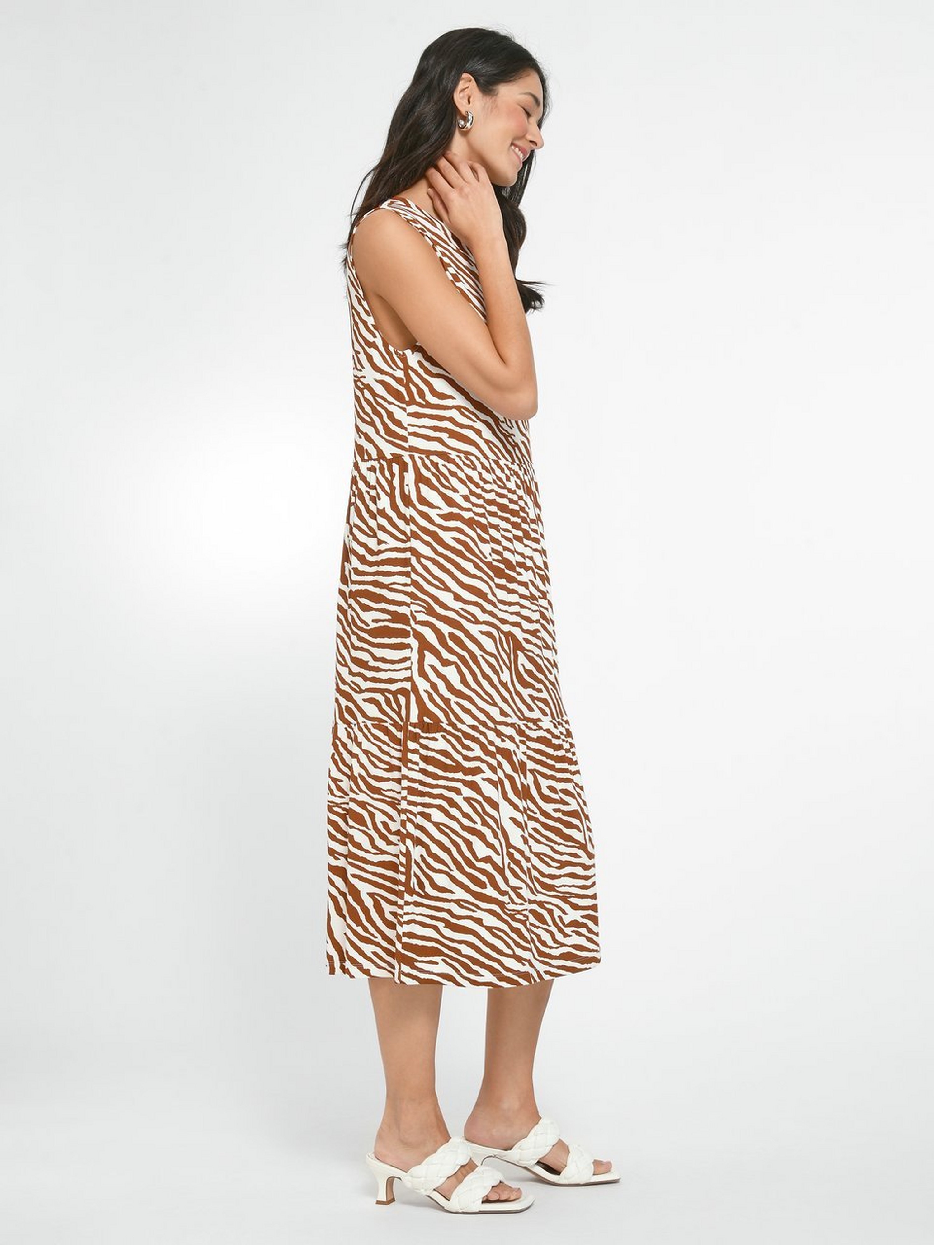 Ärmelloses Jersey-Kleid