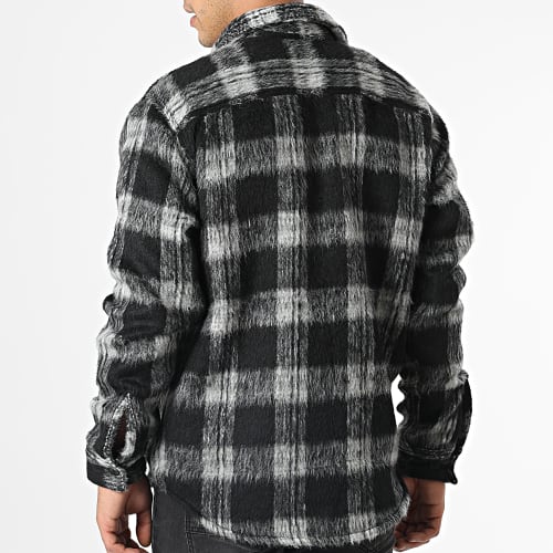 Surchemise A Carreaux Knox Noir Gris
