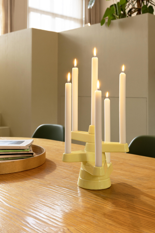 &klevering Brute kandelaar H22 Butter