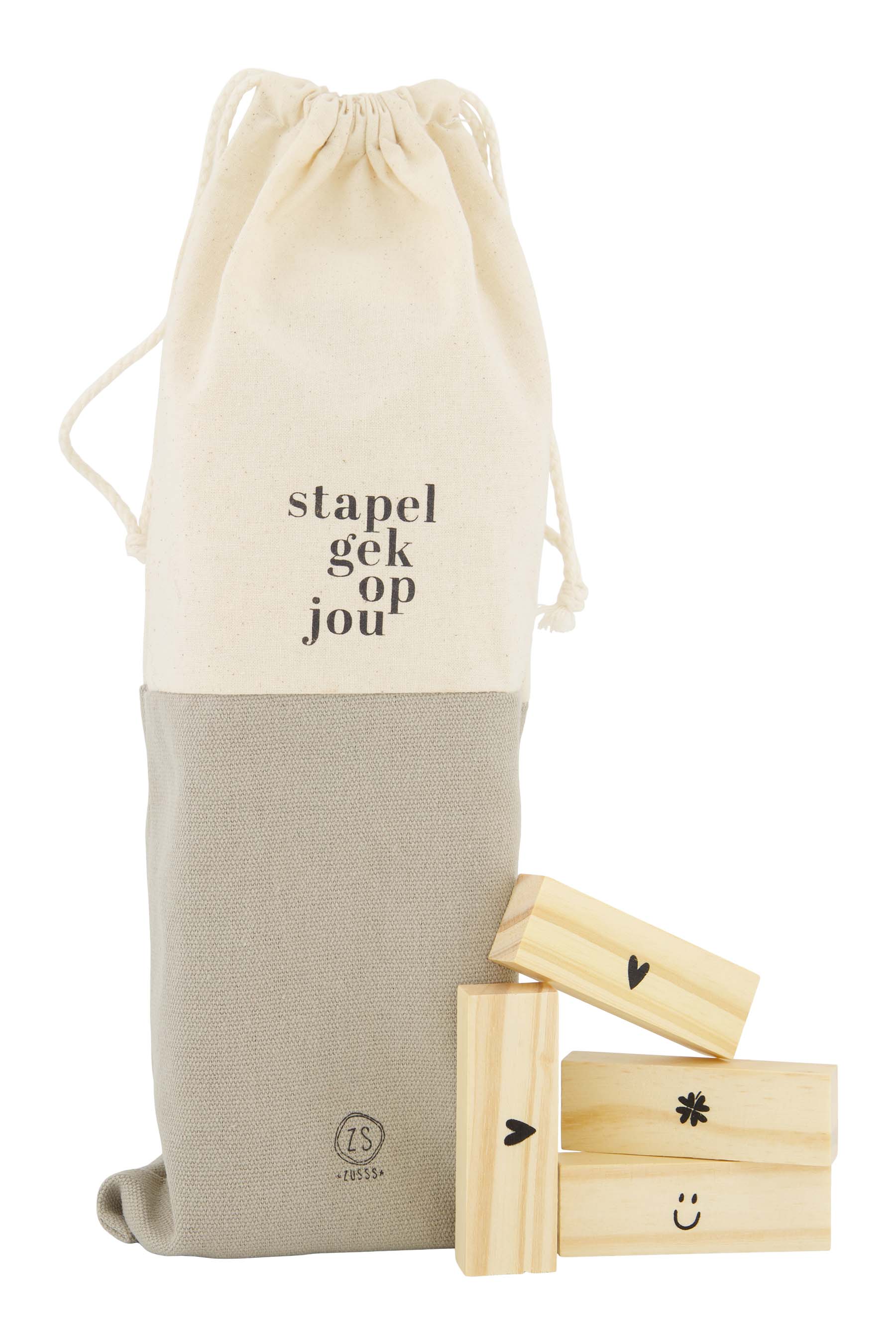 spelletje hout stapelgek op jou naturel