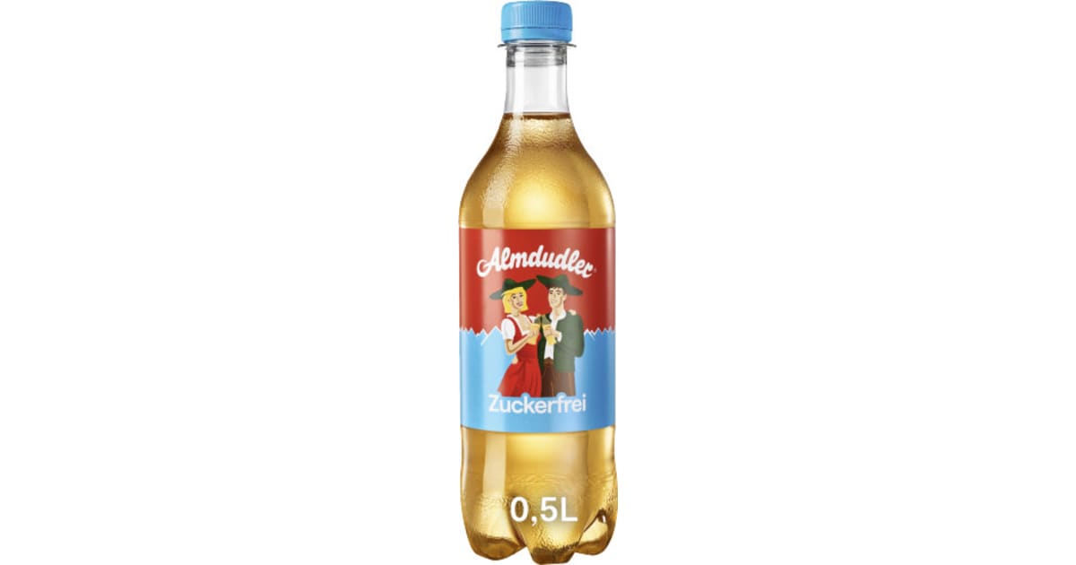 Almdudler Original ohne Zucker 0,5 Liter (Einweg)