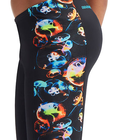 Speedo Badehose - Digital Panel Jammer - Schwarz/Orange