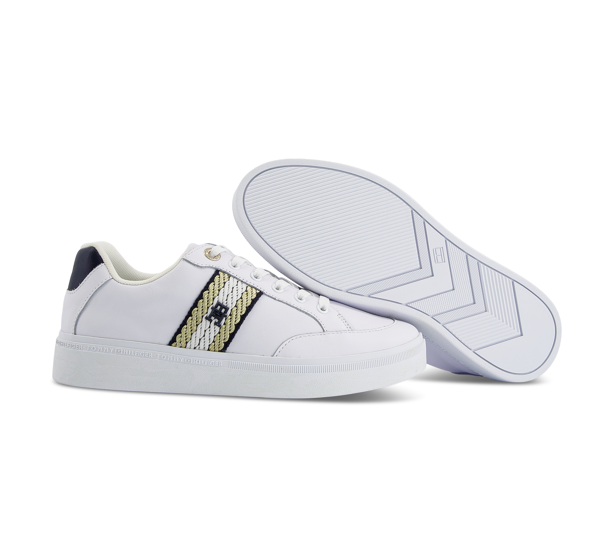 Tommy Hilfiger Court Sneaker With Webbing - Sneaker low