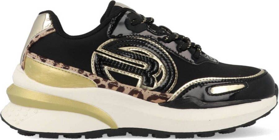 Replay Athena JR 10 chunky sneakers zwart goud Synthetisch Meerkleurig 28