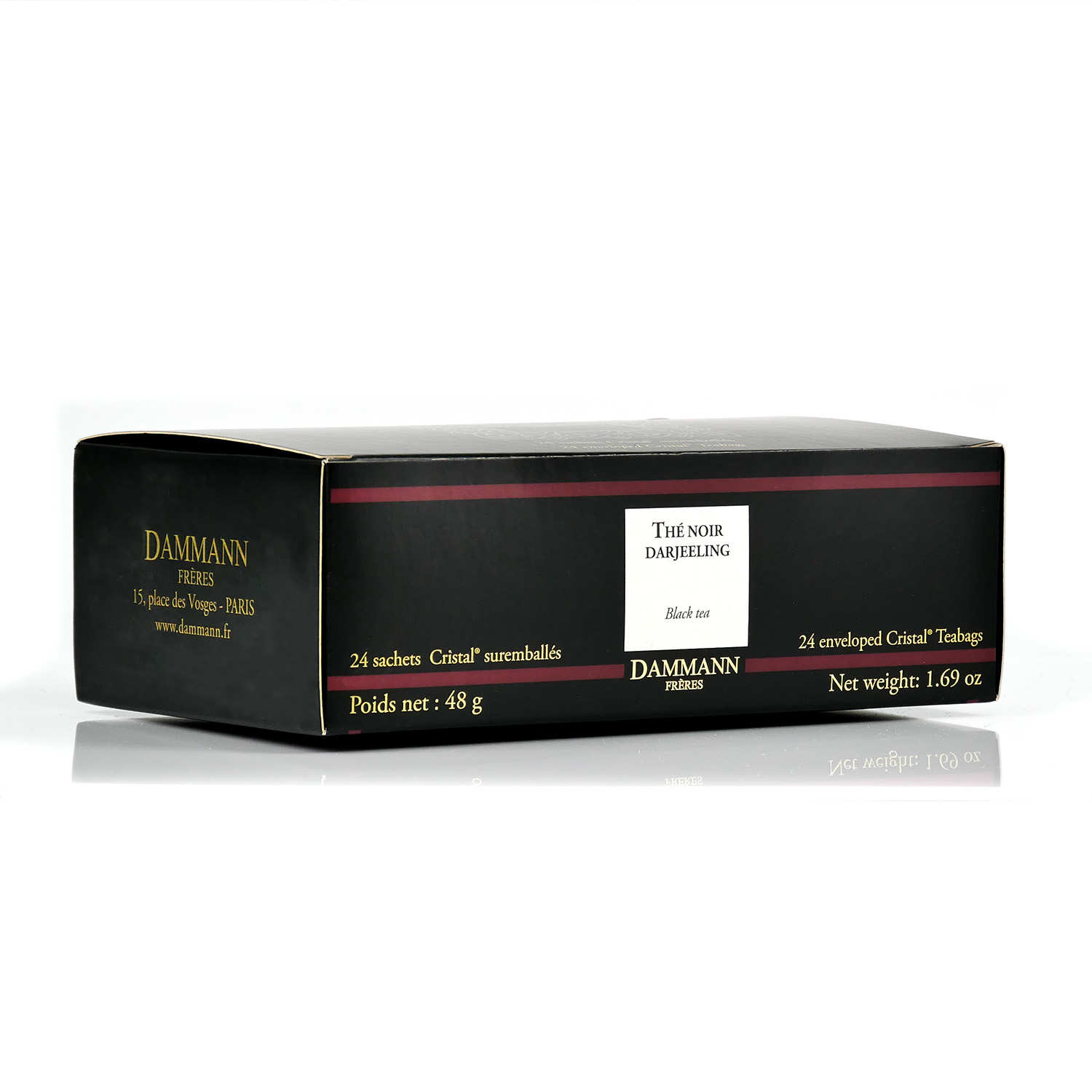 Thé Darjeeling en sachets cristal - Dammann Frères