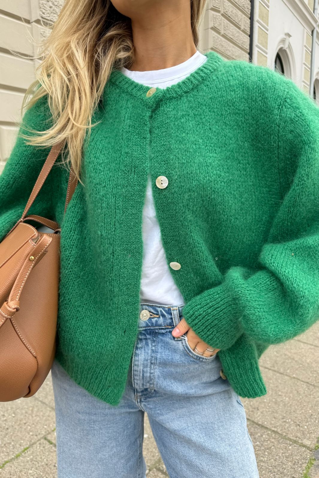 BYIC Idaic Cardigan green green
